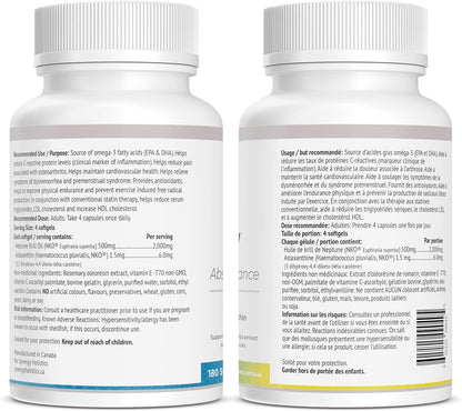 Two supplement bottles with labels on a white background